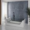 Vasca Idromassaggio a Estremità Singola - 1800 mm x 800 mm - Nera - Breeze