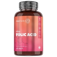 400 Caps Acido Folico - 400 mcg - Acido Folico per Gravidanza - Integratore Gravidanza
