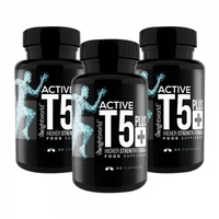 Active T5 Termogenico Brucia Grassi - 60 Capsule con Caffeina,  Taurina,  Bioperina,  Aminoacidi - Integratore Alta Resistenza per Dimagrire - 3 Packs