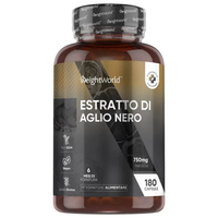 Aglio Nero Fermentato 180 Capsule 750 mg rapporto 15:1 Integratore antiossidante
