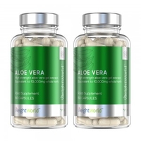Aloe Vera in Capsule - Integratore Naturale per il Benessere Generale - 60 Capsule - 2 Confezioni