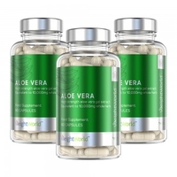 Aloe Vera in Capsule - Integratore Naturale per il Benessere Generale - 60 Capsule - 3 Confezioni