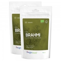 Bio Brahmi Polvere - Integratore di Origine Vegetale per il Corpo e la Mente - 200g - 2 Confezioni