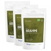 Bio Brahmi Polvere - Integratore di Origine Vegetale per il Corpo e la Mente - 200g - 3 Confezioni