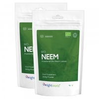 Bio Neem Polvere - Supplemento Immunitario Bio Detossinante a Base Vegetale - 200G - 2 Confezioni
