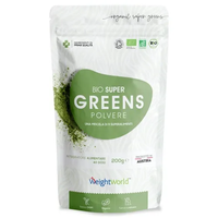 Bio Super Greens Polvere 200g - Miscela di Superalimenti Vegani - Energia e Gestione del Peso In Polvere