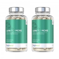 Bloccare Assorbimento Carboidrati - Naturale - A base di Fagiolo Bianco - 60 Capsule - 2 Confezioni