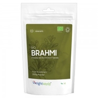 Brahmi Polvere Biologica 200g - Bacopa Monnieri Polvere - Low Calories - Integratore per Mente,  Funzioni Cognitive,  Stress e Equilibrio PsicoFisico