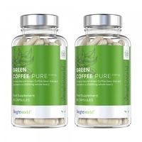 Caffè Verde Puro - 90 Capsule - Integratore Brucia Grassi con Estratto di Green Coffee Pure 7000mg - Dimagrante in Capsule - 2 Confezioni