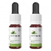 Canapa Bio Olio 10ml - Gocce di Canapa Naturale Pura e Concentrata per il Benessere e la Vitalità - 10 ml - 2 Packs