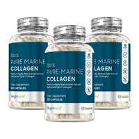 Collagene Marino Puro - Acido Ialuronico - Integratore per la Pelle - 1170mg - Risparmi il 15% - 3 Confezioni