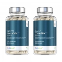 Collagene Vegetale Advanced - Stimola Produzione Collagene - Concentrazione di 500mg 60 Capsule - Supporta Pelle,  Ossa,  Articolazioni - 2 Confezioni