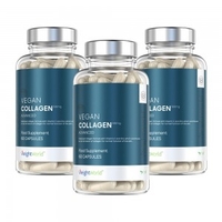 Collagene Vegetale Advanced - Stimola Produzione Collagene - Concentrazione di 500mg 60 Capsule - Supporta Pelle,  Ossa,  Articolazioni - 3 Confezioni