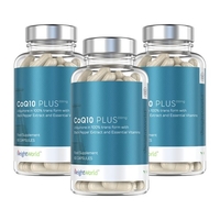 CoQ10 Plus - Naturally Sourced Plant-Based Immunity & Brain Health Supplement - 60 Capsules - 3 Pack