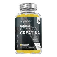 Creatina Gomme 3000mg 90 Gomme - Creatina Monoidrato Pura per Recupero Muscolare
