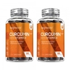 Curcumina - Integratore Curcuma - Anti Infiammatorio - Naturale -Con Vitamina D3 - 60 Capsule Liquide - 500mg Concentrato - 2 Confezioni