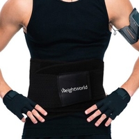 Fascia Dimagrante Effeto Sauna - Fascia Per Sudare - Nera - Taglia Small - Fascia per Allenamento ed Effetto Sauna - Comoda da Indossare ed Efficace