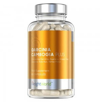 Garcinia Cambogia Plus 60 Capsule - Garcinia Cambogia Integratore Brucia Grassi Blocca Fame Naturale - Garcinia per Dimagrire - Vegano