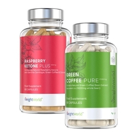 Green Coffee e Raspberry Ketone - Doppio Integratore per La Dieta - 2 Mesi - Formule Naturali per il Dimagrimento Sano