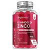 Integratore di zinco - 90 caramelle gommose da 25 mg - Integratore di caramelle gommose con citrato di zinco per la difesa immunitaria