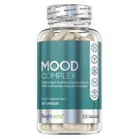 Integratore per Umore - 60 Capsule Naturali - Mood Complex con 5HTP e Camomilla - Per Sbalzi d