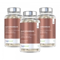 Integratori - peso Forma - Glucomannano con Cromo e Vitamina B6 - Per ridurre lappetito - 60 Capsule per 10 giorni - 3 Confezioni