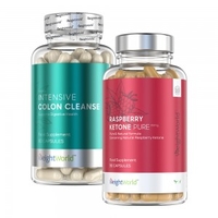 Intensive Colon Cleanse e Raspberry Ketone Pure - Combo Dimagrante Offerta -35% - Disintossicante e BruciaGrassi Naturale