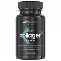 Keto Collagene Advanced - Extra-Forte Collagene Marino e Acido Ialuronico - Prodotti Chetogenici per Dieta Chetogenica e Low Carb - Ossa e Muscoli