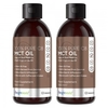 Olio C8 MCT Puro - 500 ml Flacone - Olio MCT Naturale - Supporta La Perdita Di Peso - Cervello Sano - Aiuta A Ridurre L’Appetito - 2 Confezioni
