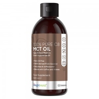Olio C8 MCT Puro 500ml - Formula Potente 99% Acido Caprilico - Perdita Peso,  Controllo della Fame,  Ideale per Dieta Keto - 100% Olio di Cocco Puro