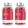 Olio di Krill Antartico - Integratore Naturale Omega-3 - 2 Confezioni
