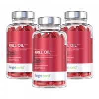 Olio di Krill Antartico - Integratore Naturale Omega-3 - 3 Confezioni