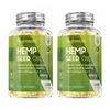 Olio di Semi di Canapa Softgels - 1000mg di formula concentrata - 90 capsule di Softgel - Integratore per la salute del cervello - Integratore natural