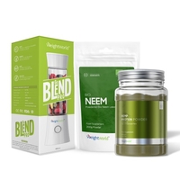Pacchetto Smoothie - Frullatore e confezione di integratori in polvere naturale - Con dispositivo frullatore Go Blend Pro - Include proteine ​​di
