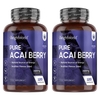 Pure Acai in Capsule - Integratore Naturale di Bacca Amazzonica - 2 Confezioni