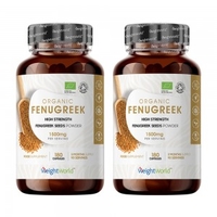 Pure Fenugreek - Integratore Superfood Vegano - 60 Capsule per 1 Mese di Trattamento - 2 Confezioni