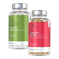 Raspberry Ketone e Garcinia Cambogia - Pack 2 Mesi - Combo di Integratori Snellenti Naturali