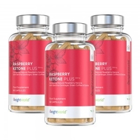 Raspberry Ketone Plus - Potente miscela di Superfoods - 90 Capsule per un mese - 3 Pack