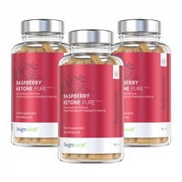 Raspberry Ketone Pure - Integratore Superfood Adatto Ai Vegani - 90 Capsule Tre Al Giorno 3 Pack