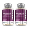 Resveratrol - Integratore Con Estratto Di Vino Rosso Vegan Friendly - 90 Capsule - 2 Confezioni