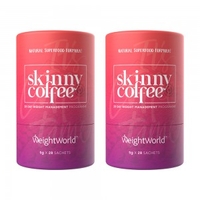 Skinny Coffee - Programma di 28 Giorni per la Gestione del Peso - 90g Salutare Polvere di Caffè Ista