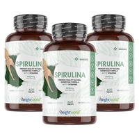 Spirulina Bio in Compresse - Integratore Naturale Puro - 375 Capsule,  3000mg al Giorno - 3 Confezioni