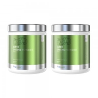 Super Greens in Polvere 240g - Integratore di Frutta e Verdura in Polvere - 23 Ingredienti Vegetali - Dose"idiana di Frutta e Verdura in 2 packs