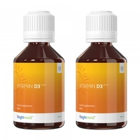 Vitamina D3– Integratore Naturale Benessere – 2000IU di Vitamina D3 Per Dose – Altamente Concentrato - 50 ml - 2 Confezioni