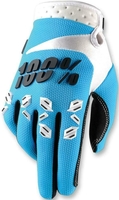 100% Airmatic Guanti Motocross,  bianco-blu,  dimensione XL per uomo