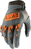 100% Airmatic Hexa Guanti Motocross,  grigio-arancione,  dimensione 2XL per uomo
