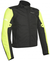 Acerbis Discovery Ghibly Giacca tessile motociclistica,  nero-giallo,  dimensione 2XL per uomo