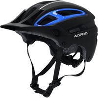 Acerbis Doublep Casco MTB,  nero-blu,  dimensione S M 52 58 per uomo
