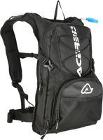 Acerbis H20 Logo 10L Zaino di idratazione,  nero-bianco per uomo