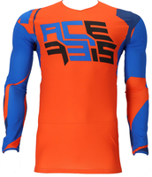 Acerbis J-Flex 1 Maglia Motocross,  blu-arancione,  dimensione M